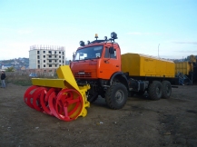 Снегоочиститель шнекороторный на базе Камаз СШР-1 мод.003-СА-02
